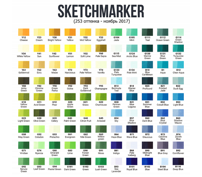 Палитра Sketchmarker